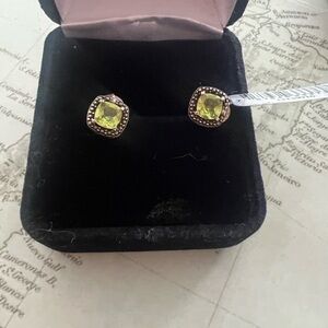New Peridot 14k Gold studs $20